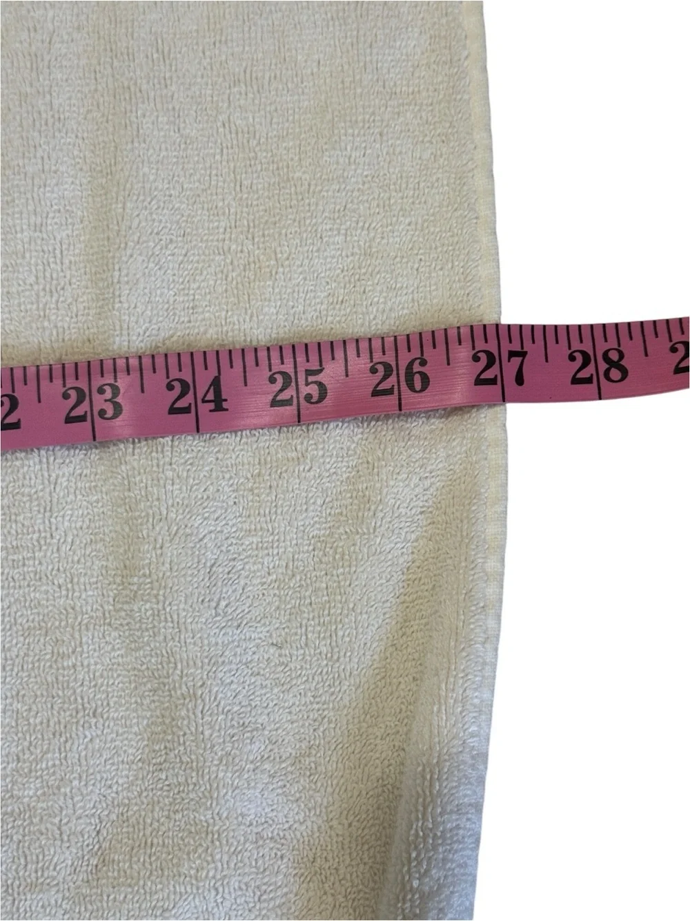 Lenox Ribbon & Holly Ivory 100% Cotton Bath Towel 27 x 46” And One Hand Towel